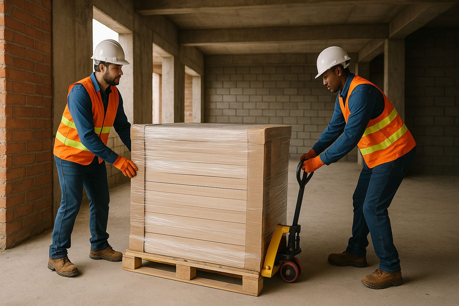 Transporte e armazenamento de portas prontas: normas e recomendações