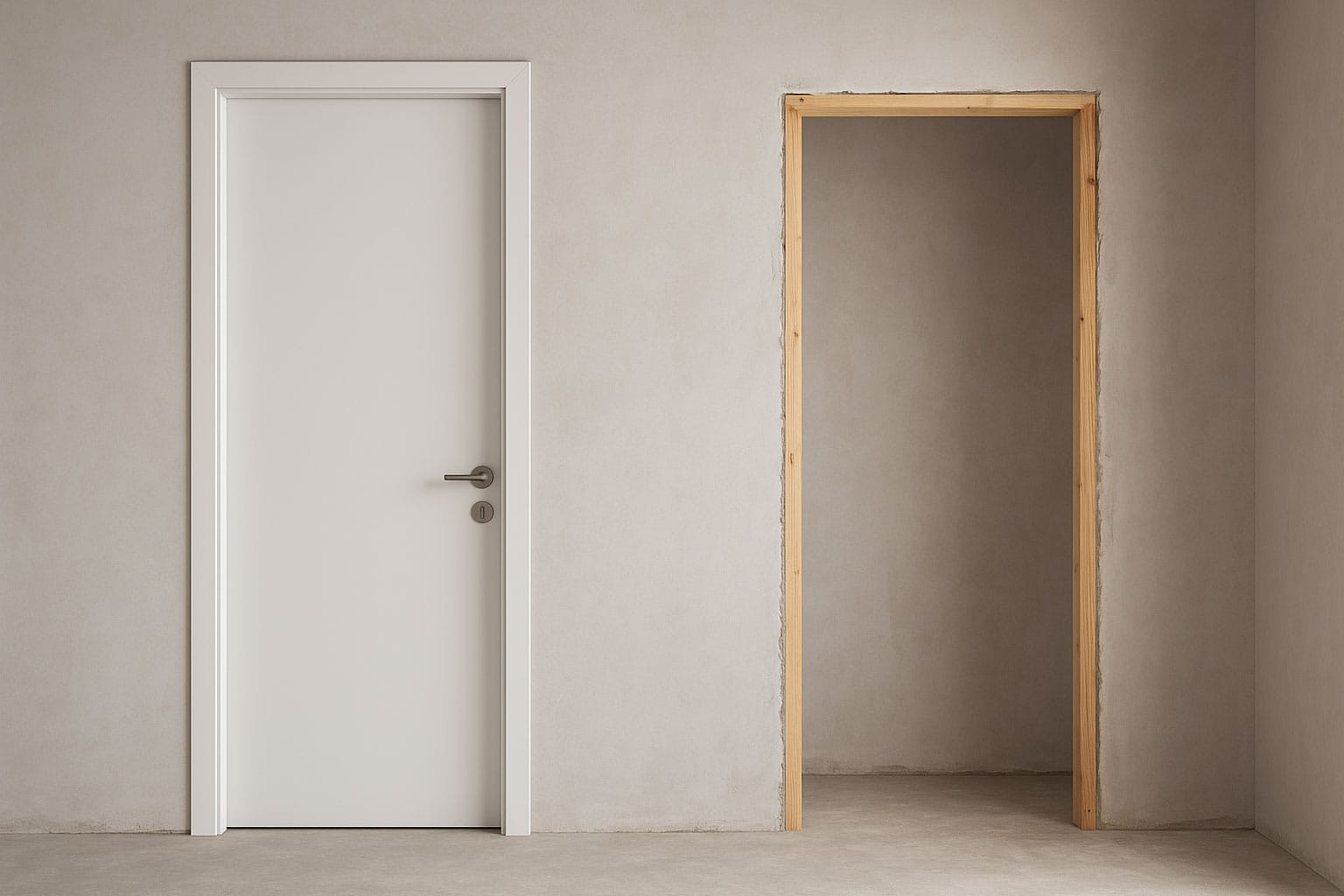 Porta pronta ou tradicional: qual opção reduz mais custos na obra