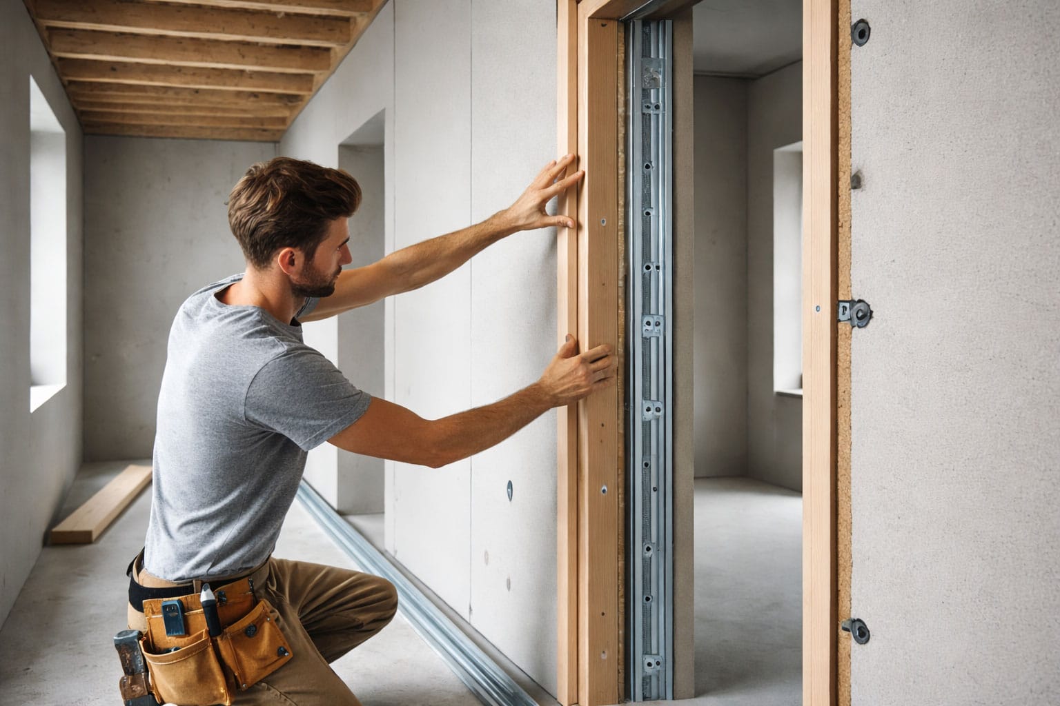 Erros comuns ao instalar portas em drywall e como evitar