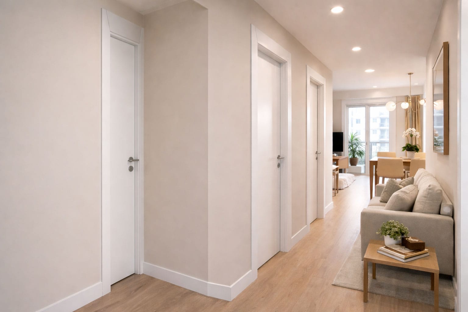 Portas prontas em apartamentos: eficiência, padrão e menos retrabalho na obra