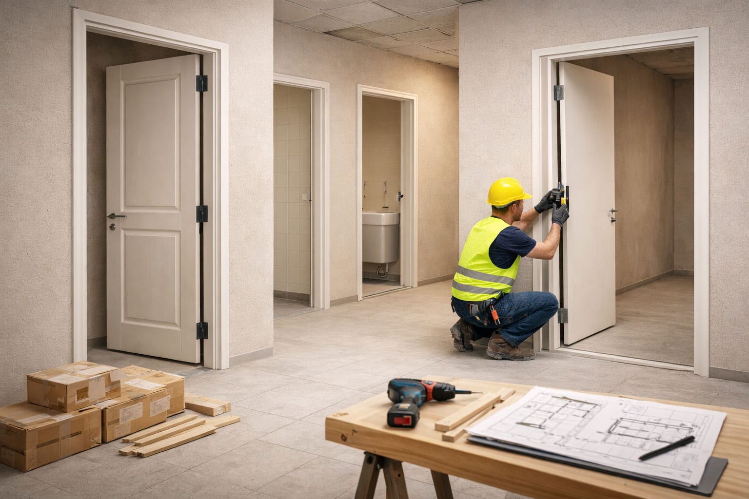 Erros na especificação de portas prontas que aumentam o custo da obra