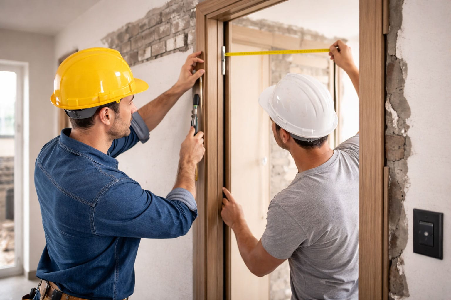 Batente regulável: quando ele melhora a instalação da porta pronta?